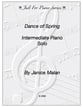 Dance of Spring for Intermediate Piano Solo P.O.D cover